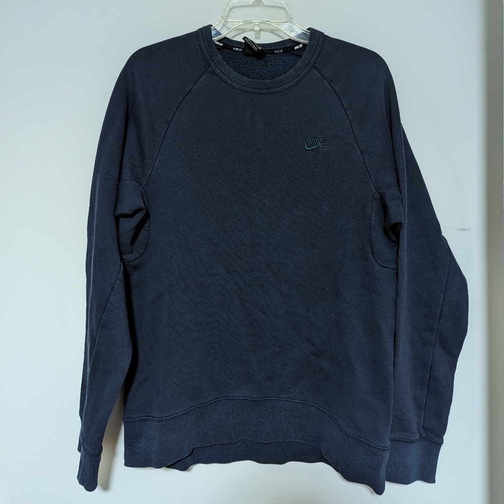 Men's Navy Nike Crewneck Med